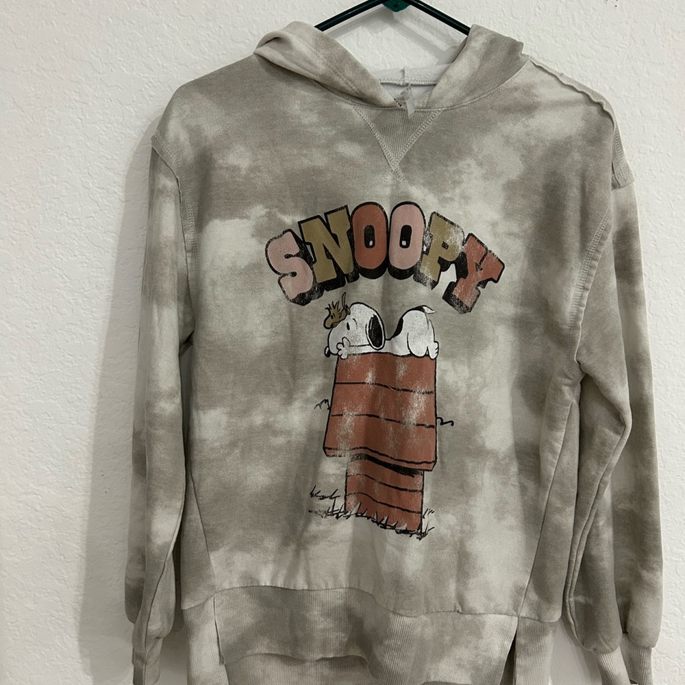 💰PRICE ⬇️
PEANUTS • Grey Tie Dye Hoodie SweatShirt • Size S • - Picture 4 of 11